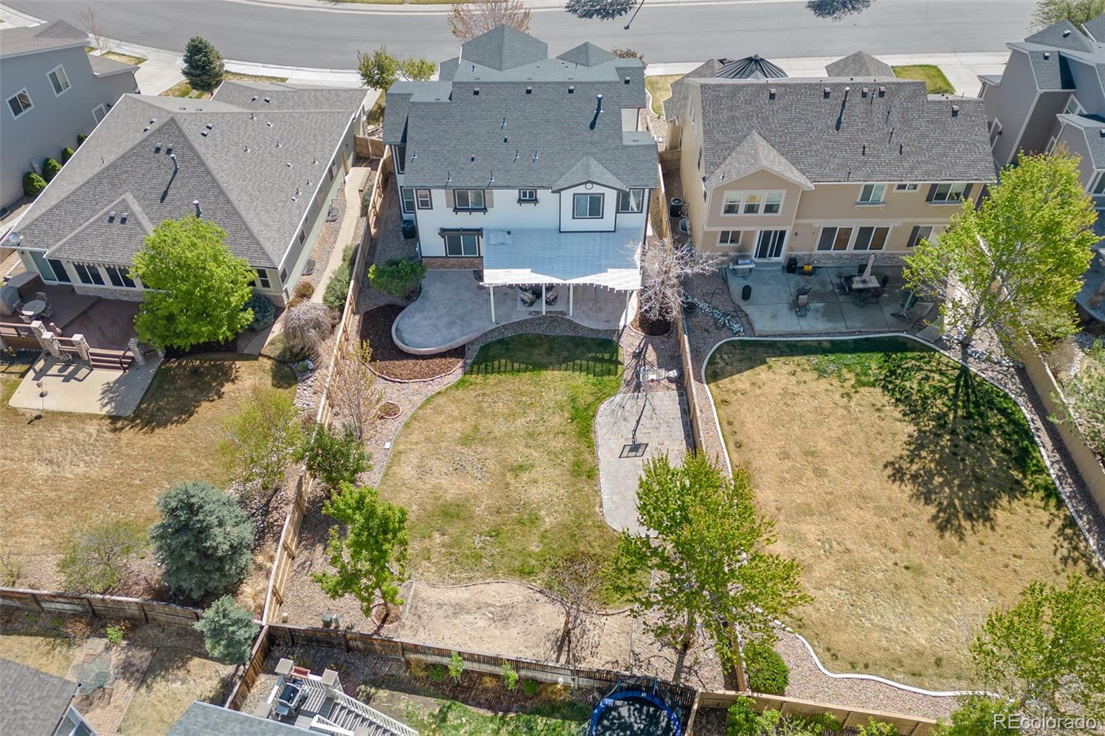11036 Glengate Circle Highlands Ranch, CO 80130 - Photo 2 of 42 an aerial view of a house