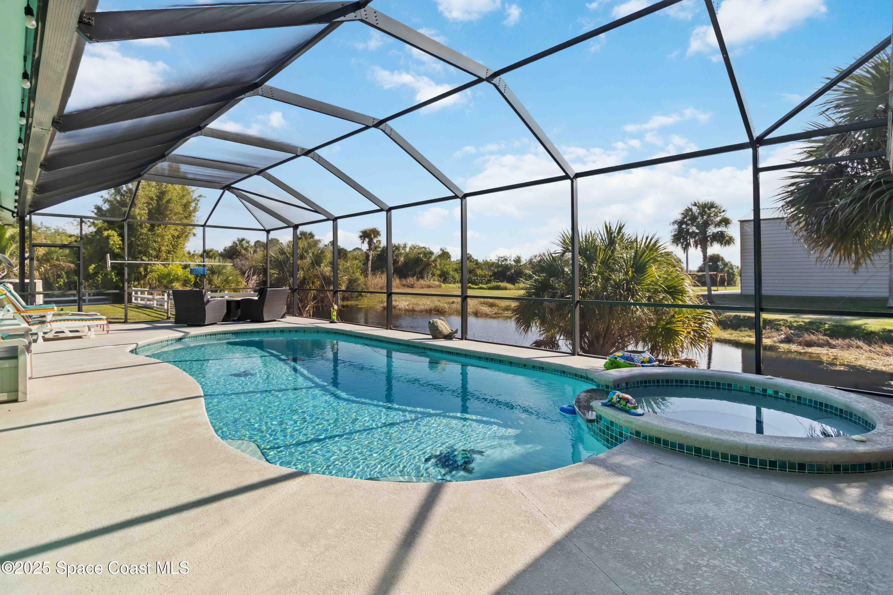 341 Buckskin Street Palm Bay, FL 32909 - Photo 49 of 69 a view of a backyard