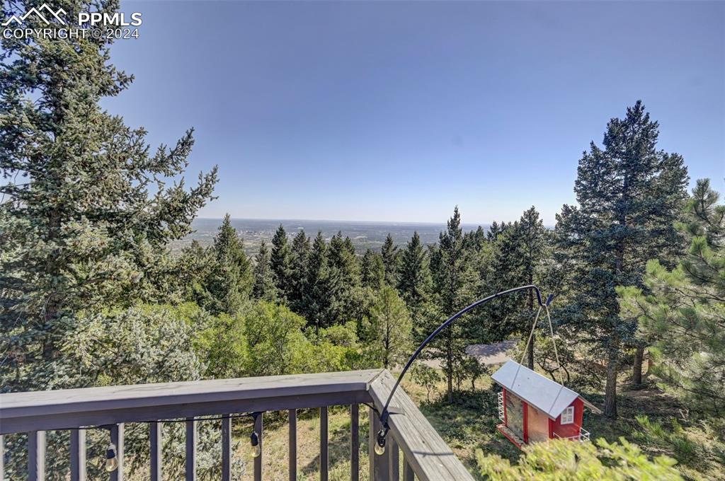 1306 Limerock Lane Colorado Springs, CO 80906 - Photo 41 of 50 a view of a yard with iron fence