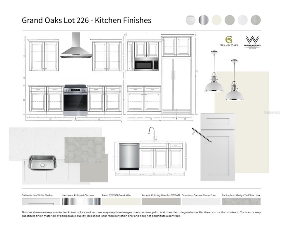 1086 Southwest 67th Drive Gainesville, FL 32607 - Photo 3 of 37 a kitchen with a stove a sink and a white wooden cabinets