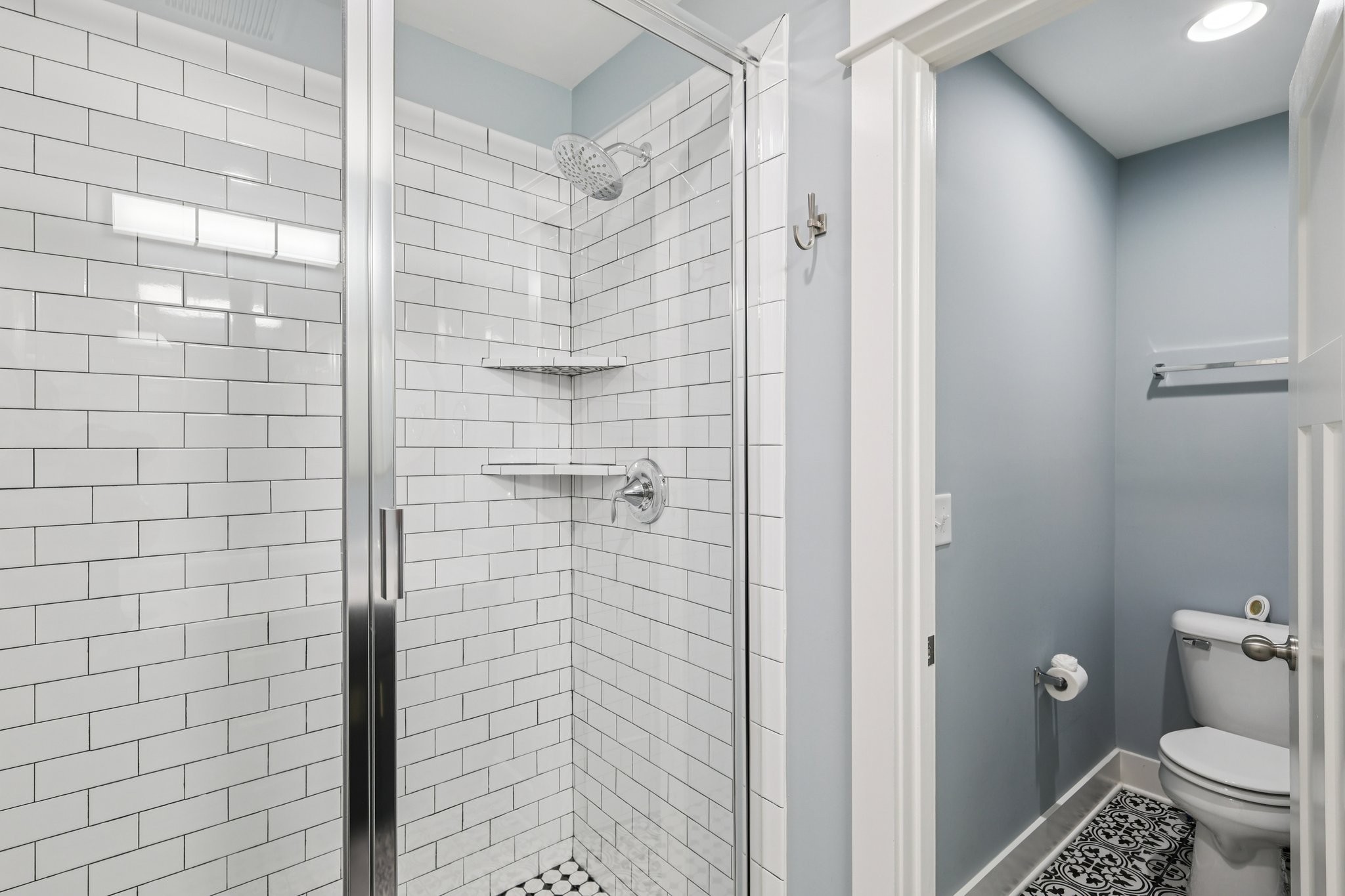 9008 Grayson Circle Mount Juliet, TN 37122 - Photo 29 of 36 a bathroom with a shower and a toilet