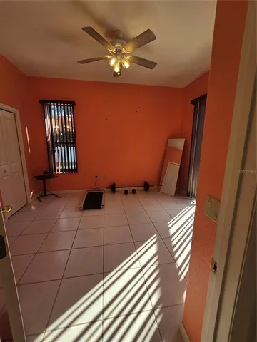 a view of a livingroom with a staircase