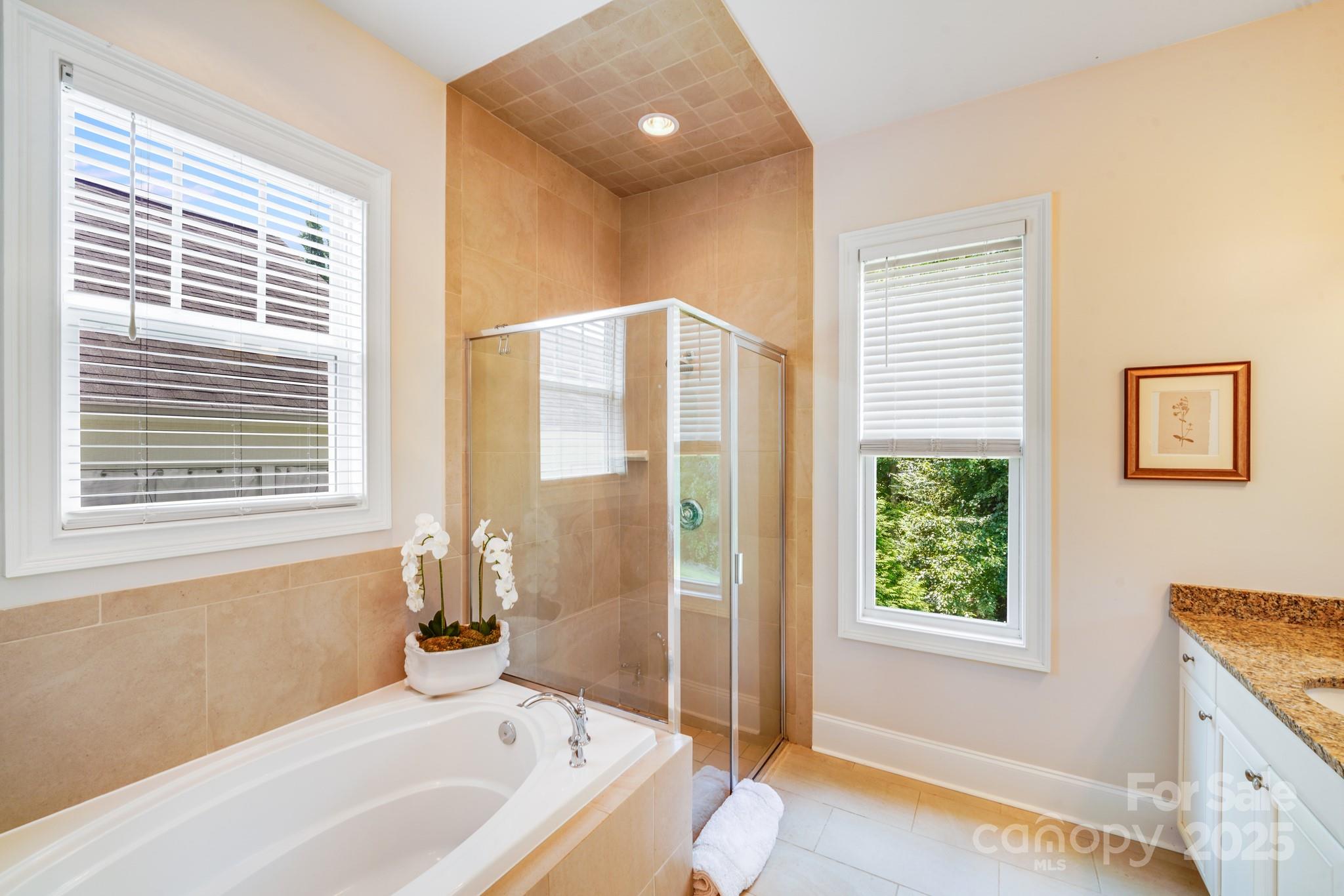 2702 Arsdale Road Waxhaw, NC 28173 - Photo 29 of 48 a bathroom with a tub a sink and a window