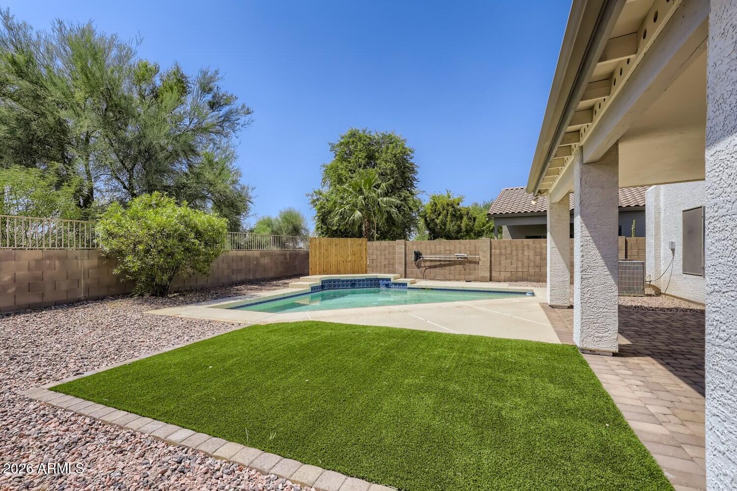 16033 West Diamond Street Goodyear, AZ 85338 - Photo 27 of 28 a view of back yard of the house