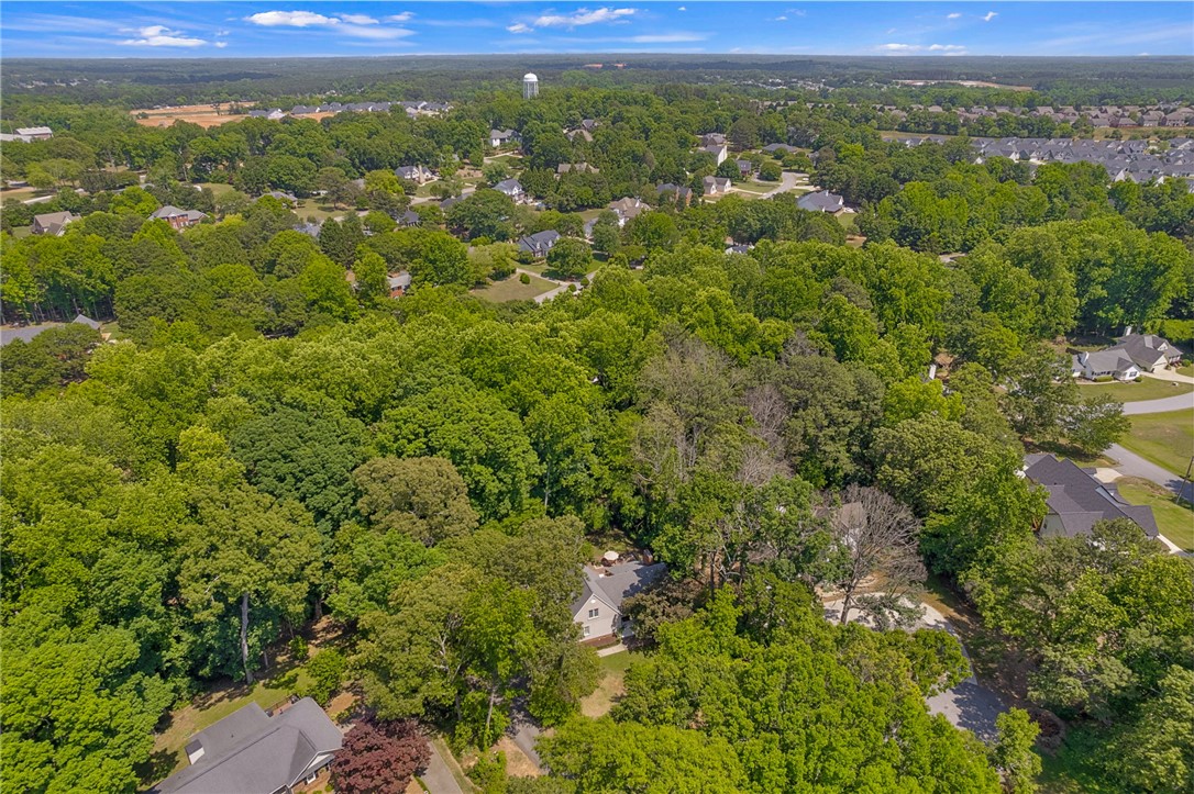 218 Northridge Drive Anderson, SC 29621 - Photo 50 of 50 An aerial perspective reveals a serene, treed neighborhood, offering both privacy and community.