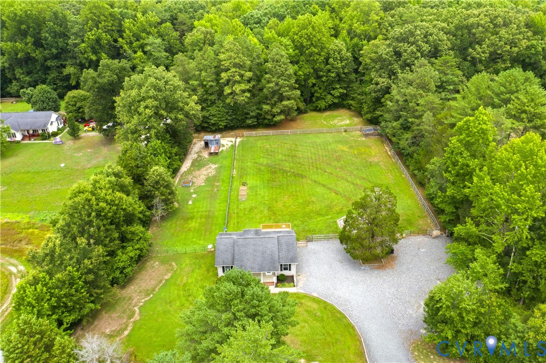 15490 Tyler Station Road Beaverdam, VA 23015 - Photo 32 of 45 Aerial view showcasing a property surrounded by ma