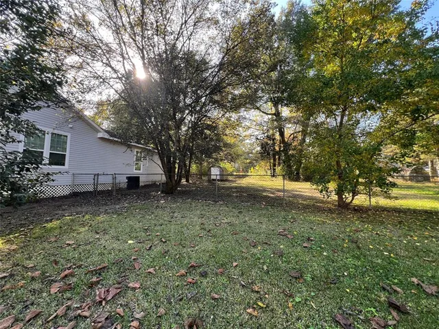 a view of outdoor space with trees