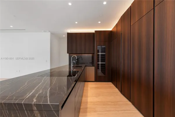 a view of a room with an empty space