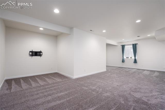 1940 Ruffino Drive Colorado Springs, CO 80921 - Photo 43 of 47 BONUS!!! Large basement room with endless possibilities!