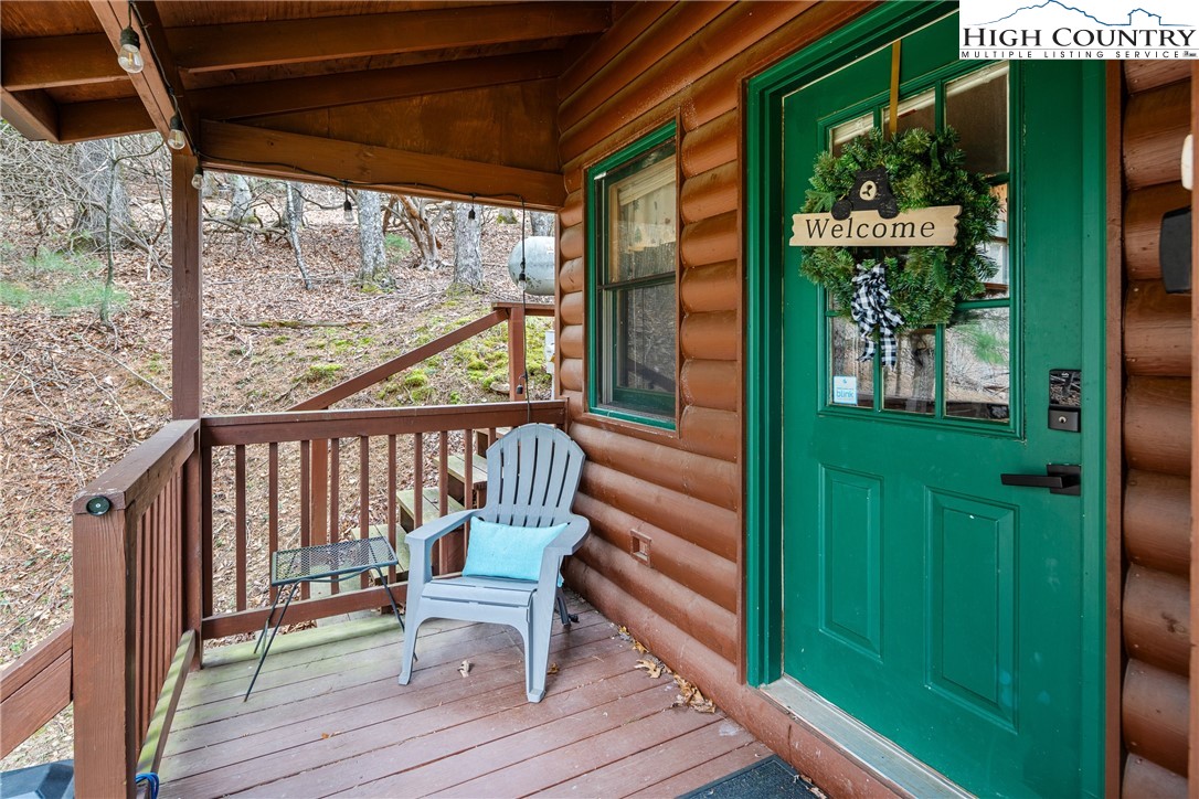 2408 Todd Railroad Grade Road Todd, NC 28684 - Photo 26 of 46 a view of two chairs in a balcony