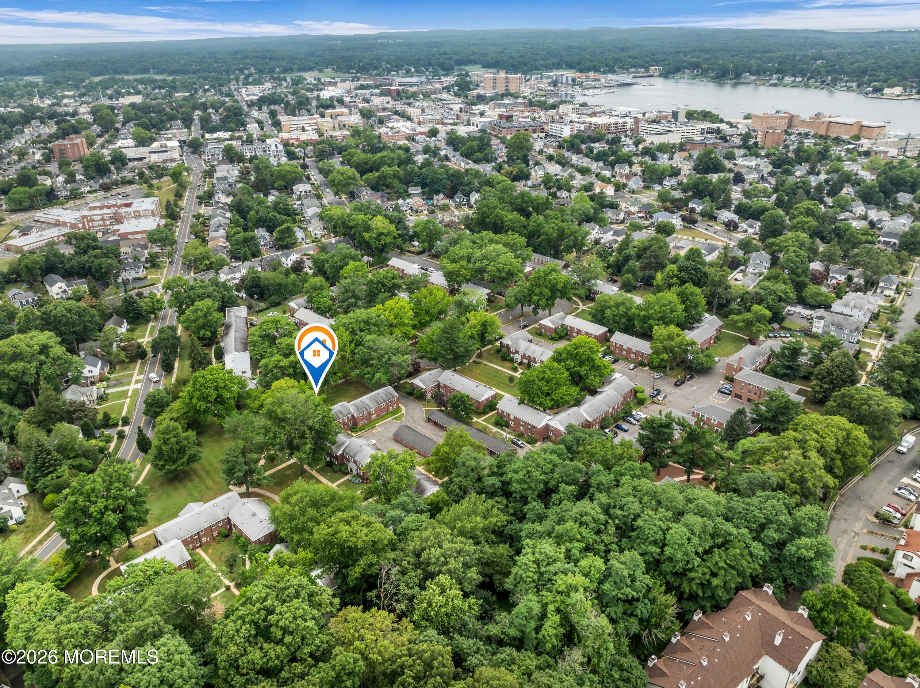 85 Manor Drive Red Bank, NJ 07701 - Photo 20 of 31 Aerial Looking West
