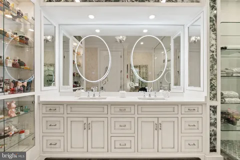 a view of a closet in the balcony
