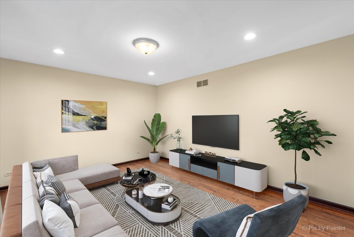 27W650 Mack Road Wheaton, IL 60189 - Photo 6 of 28 a living room with furniture and a flat screen tv