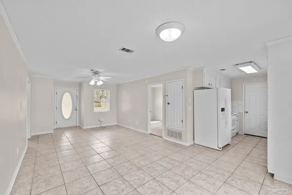 a view of a bathroom with a sink a mirror and a shower