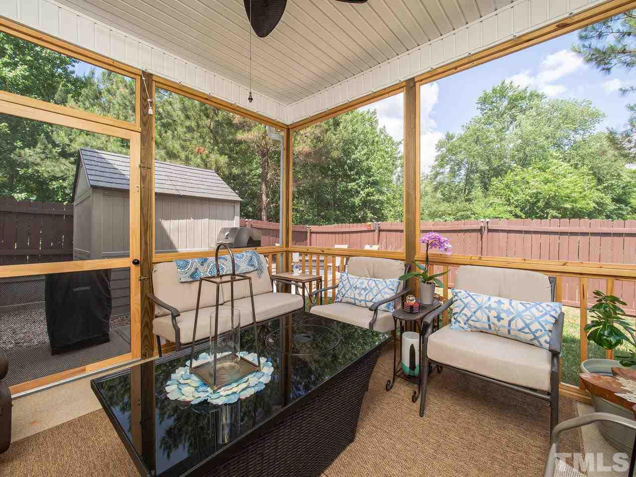 5000 Tommans Trail Raleigh, NC 27616 - Photo 29 of 30 a outdoor living space with furniture and garden view