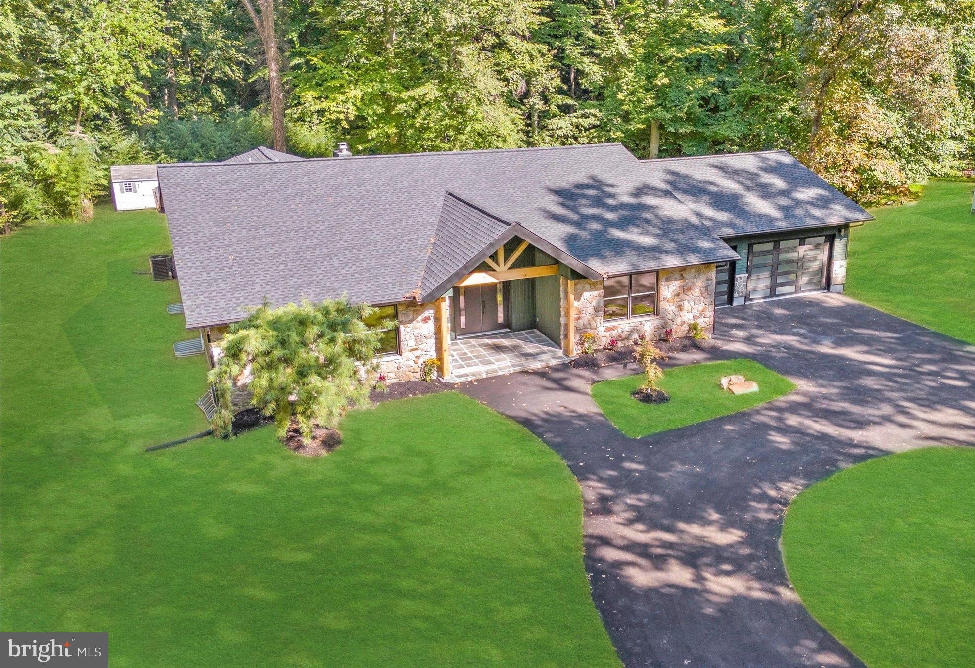 109 1/2 Wayland Road Wilmington, DE 19807 - Photo 41 of 45 an aerial view of a house with garden space and a patio