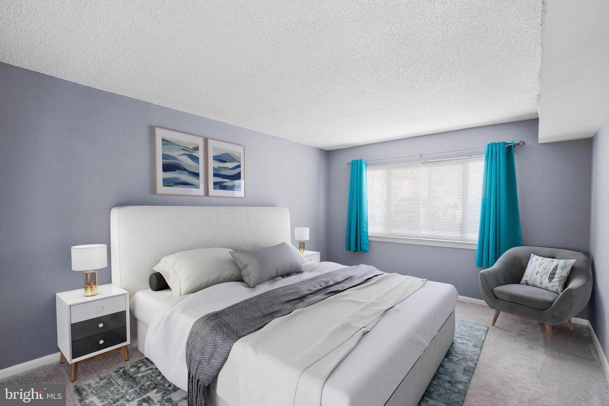11807 Breton Court, Unit 1A Reston, VA 20191 - Photo 11 of 19 Luxurious bedroom fit for a king and queen