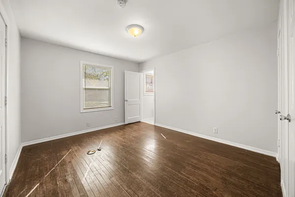 wooden floor in an empty room