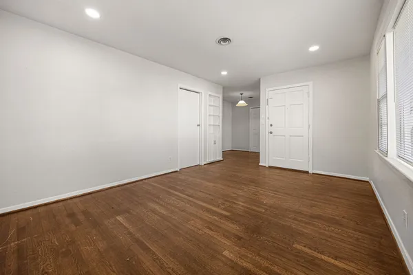 a view of empty room