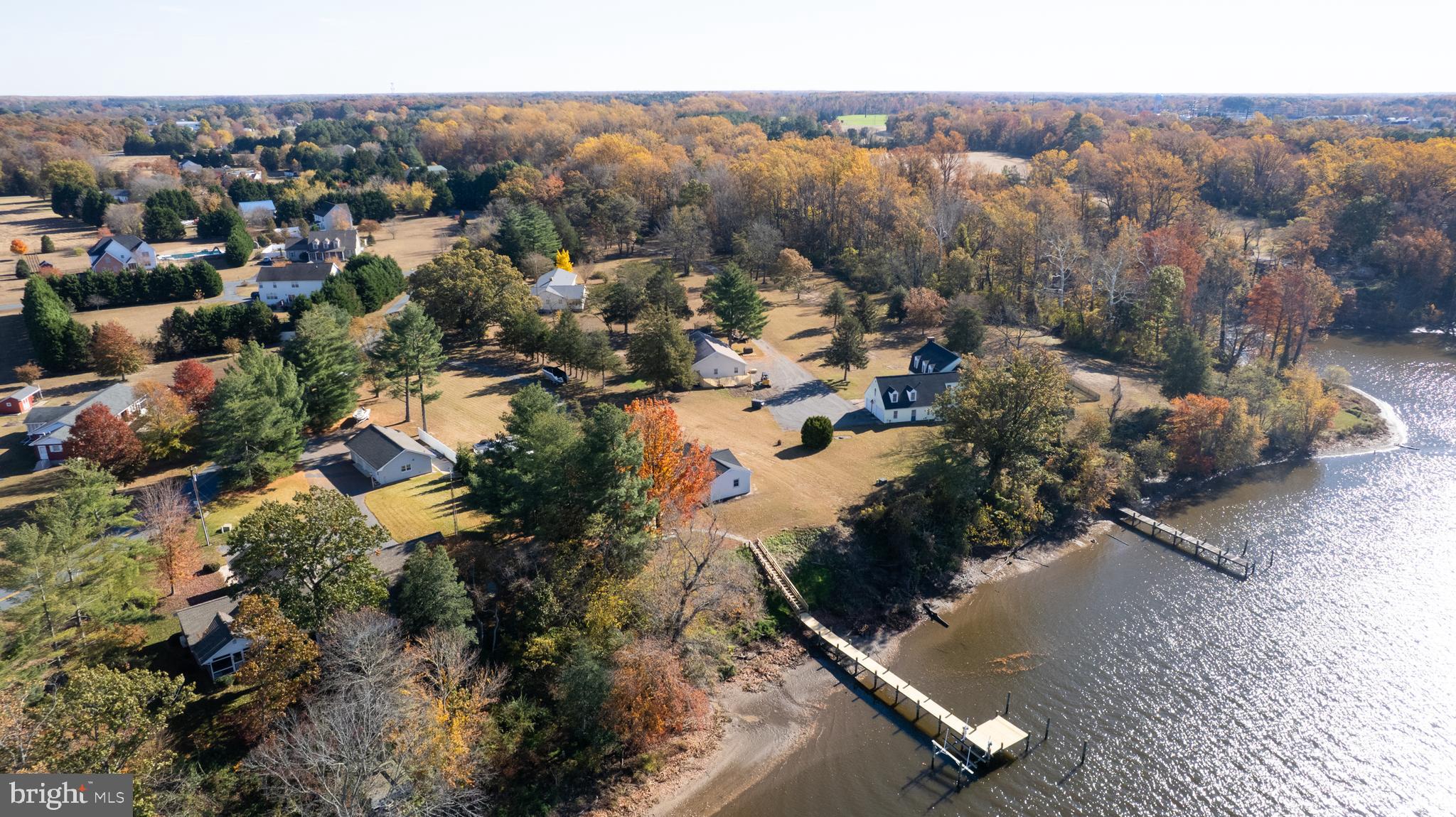 25211 Adams Landing Road Denton, MD 21629 - Photo 17 of 58 an aerial view of residential house with outdoor space