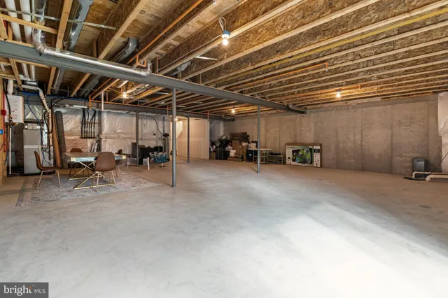 a view of storage and utility room