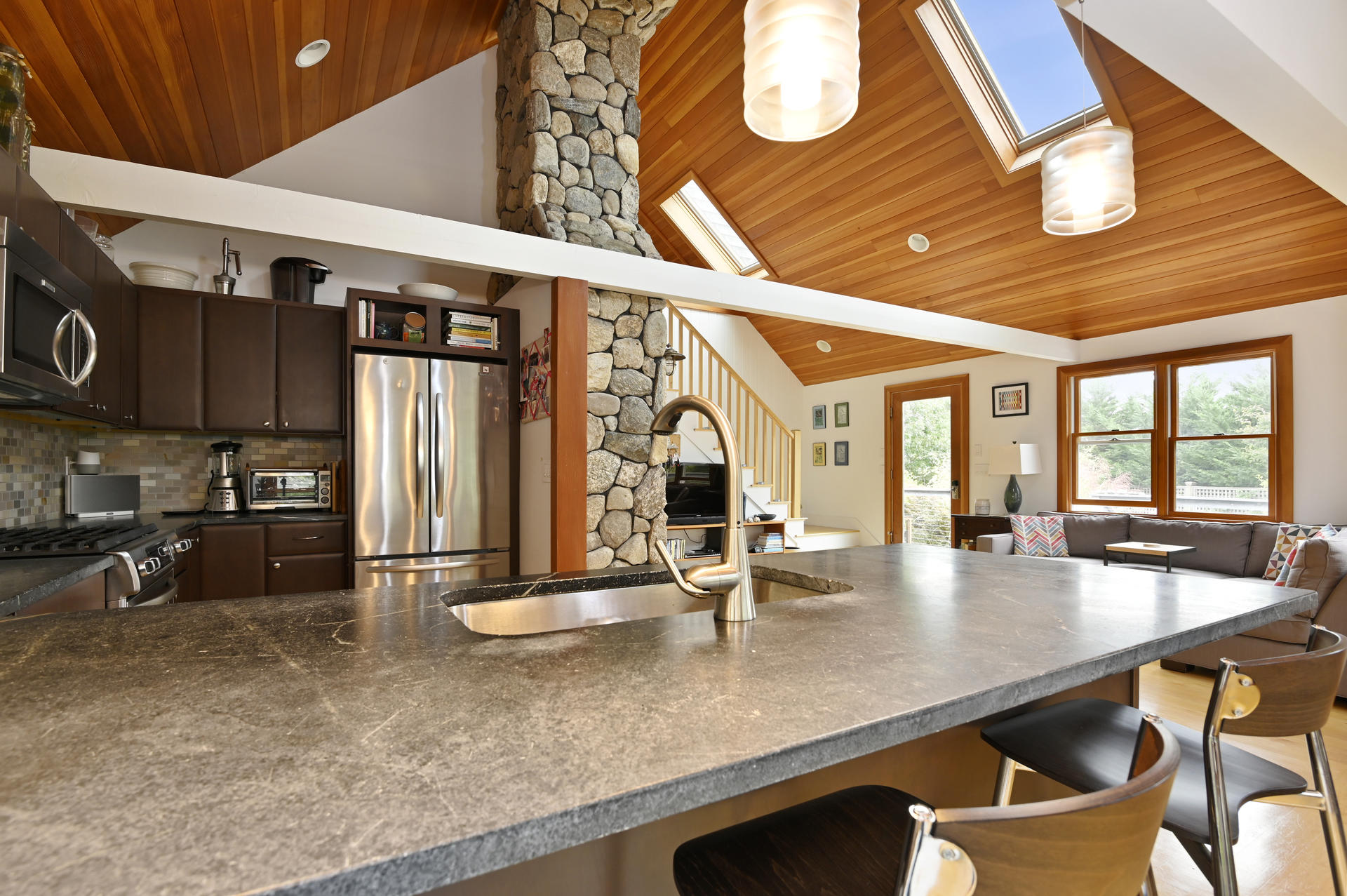 15 Clayton Road Eastham, MA 02642 - Photo 11 of 49 a kitchen with a sink appliances and cabinets