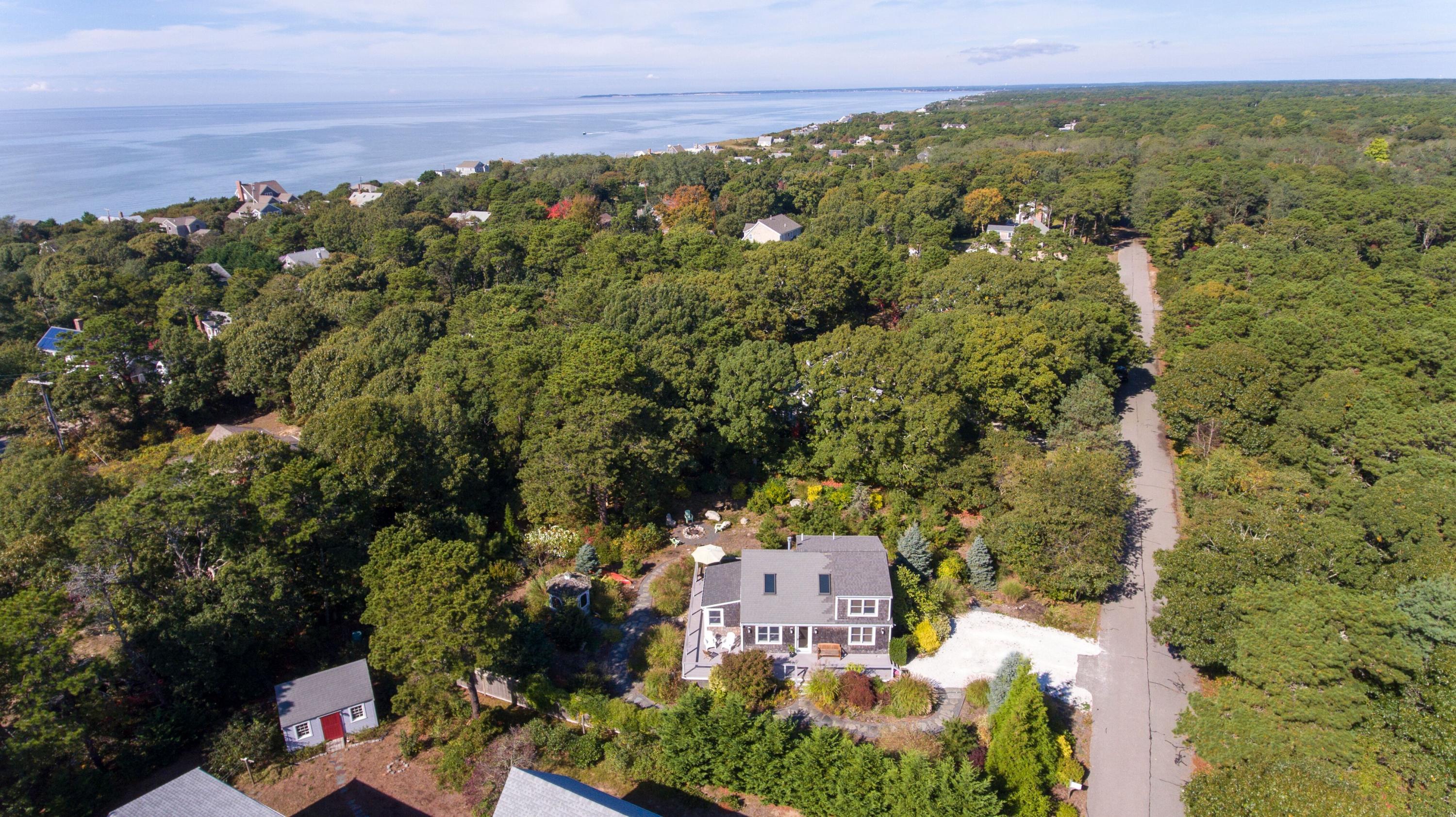 15 Clayton Road Eastham, MA 02642 - Photo 28 of 49 an aerial view of a city with lots of residential buildings