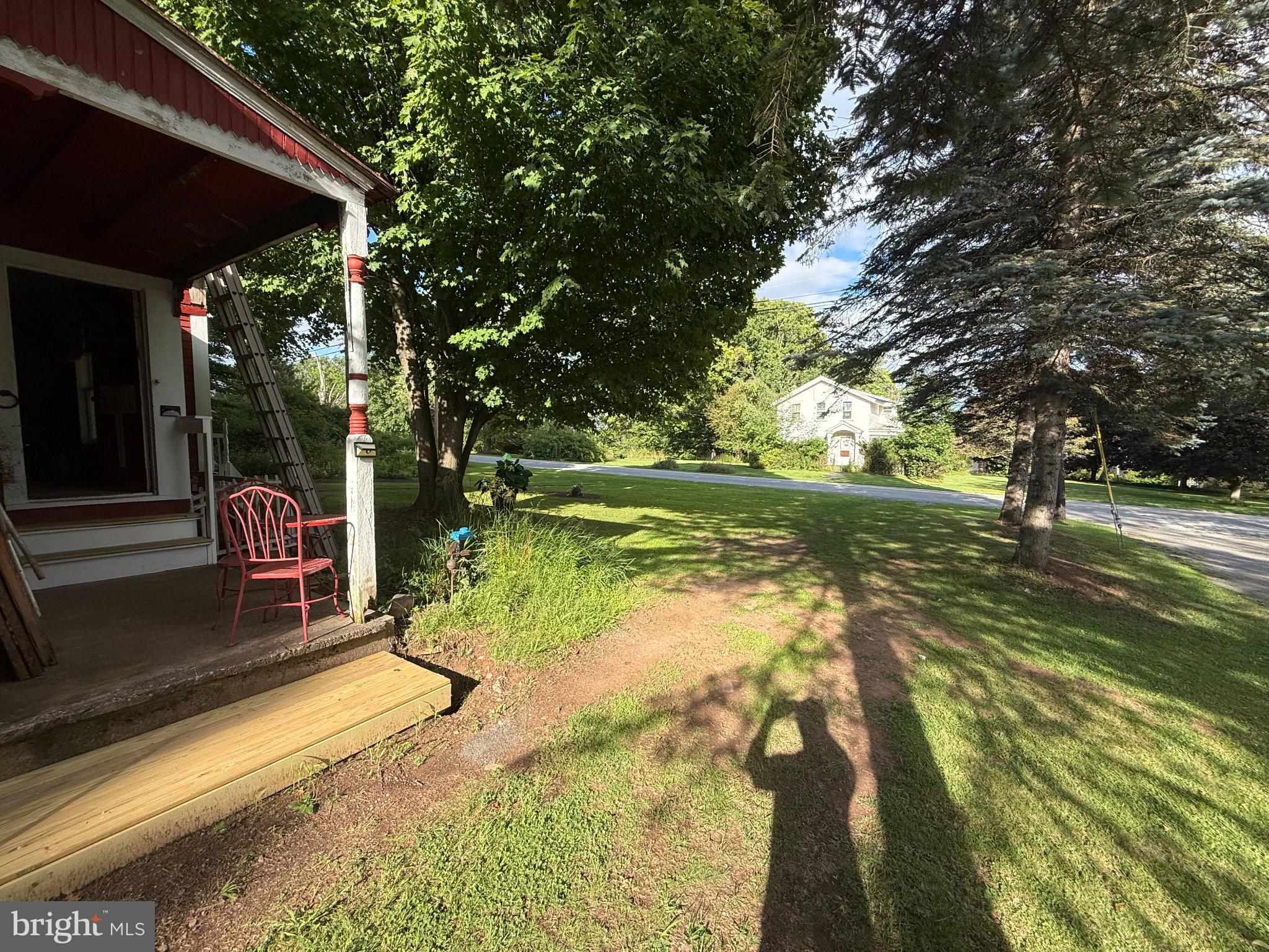 87 Milanville Road Beach Lake, PA 18405 - Photo 54 of 63 Charming porch with lush greenery.