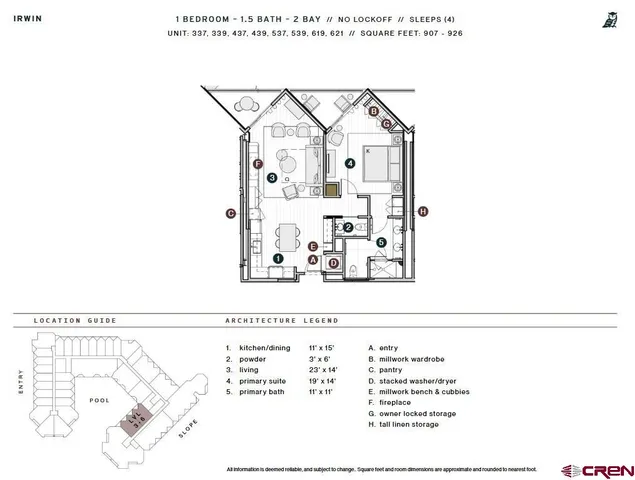 $1,571,500 | 500 Gothic Road, Unit 539, Crested Butte, CO 81225