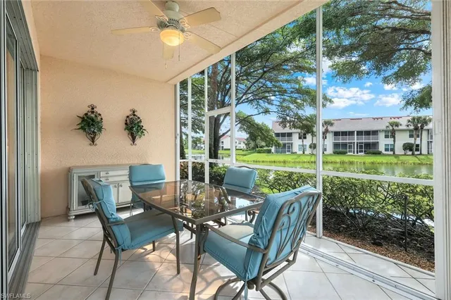 a outdoor view with a sitting space