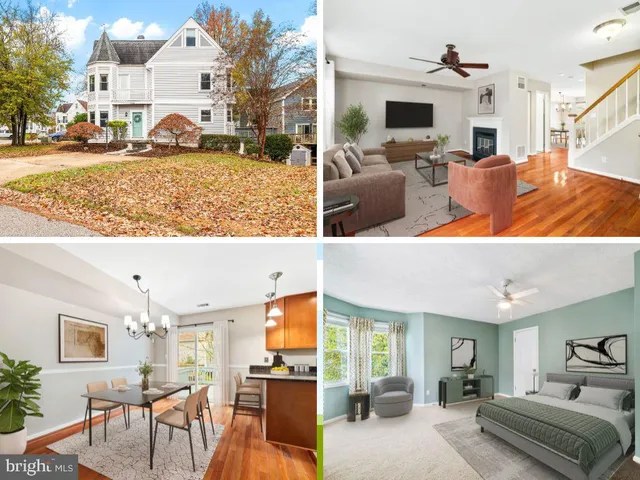 a view of living room filled with furniture and a flat screen tv