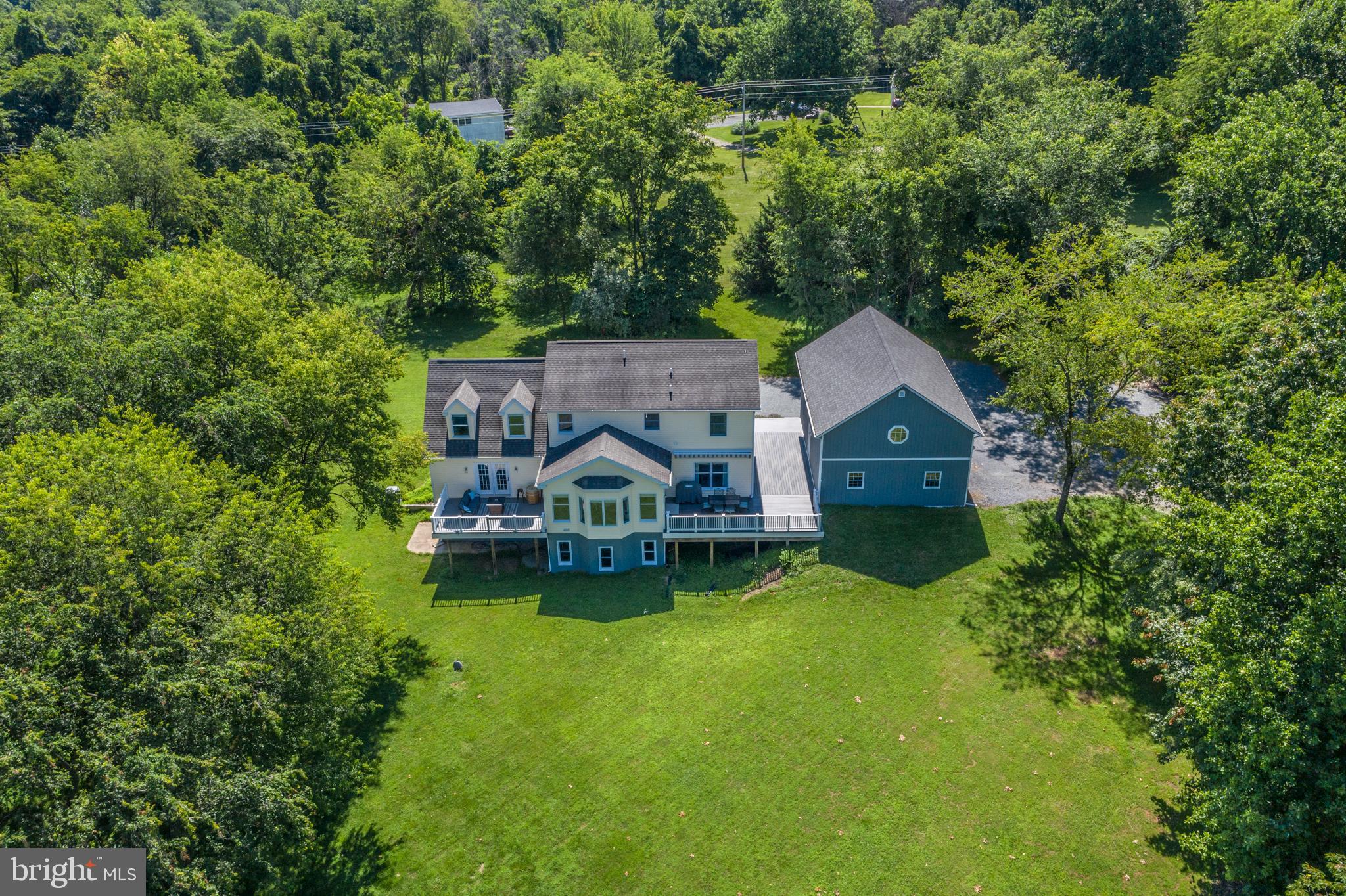 18106 Canby Road Leesburg, VA 20175 - Photo 4 of 65 Aerial view shows the private lot and location