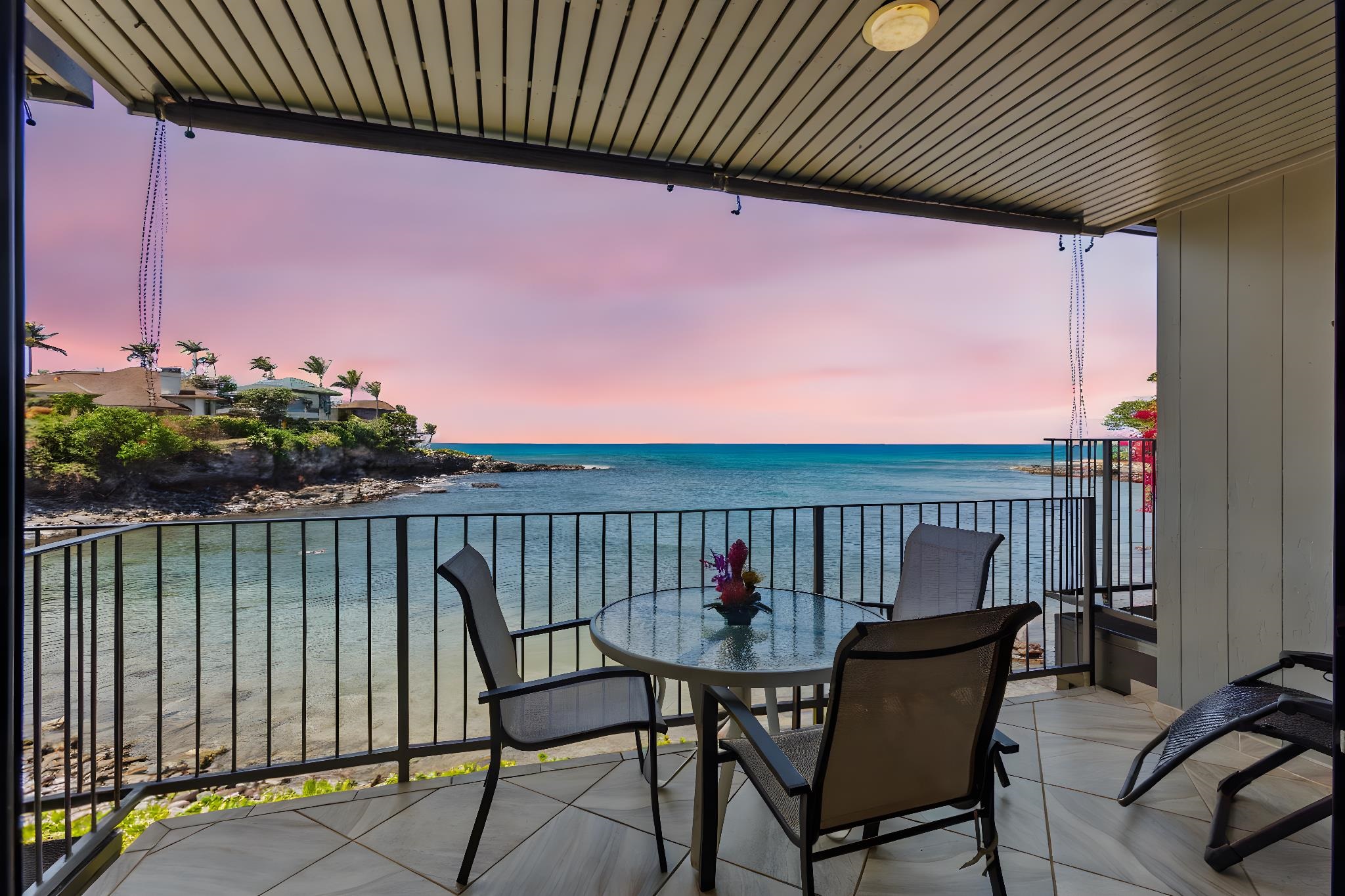 5255 Lower Honoapiilani Road, Unit 119 Lahaina, HI 96761 - Photo 14 of 22 a view of a chairs on the roof deck