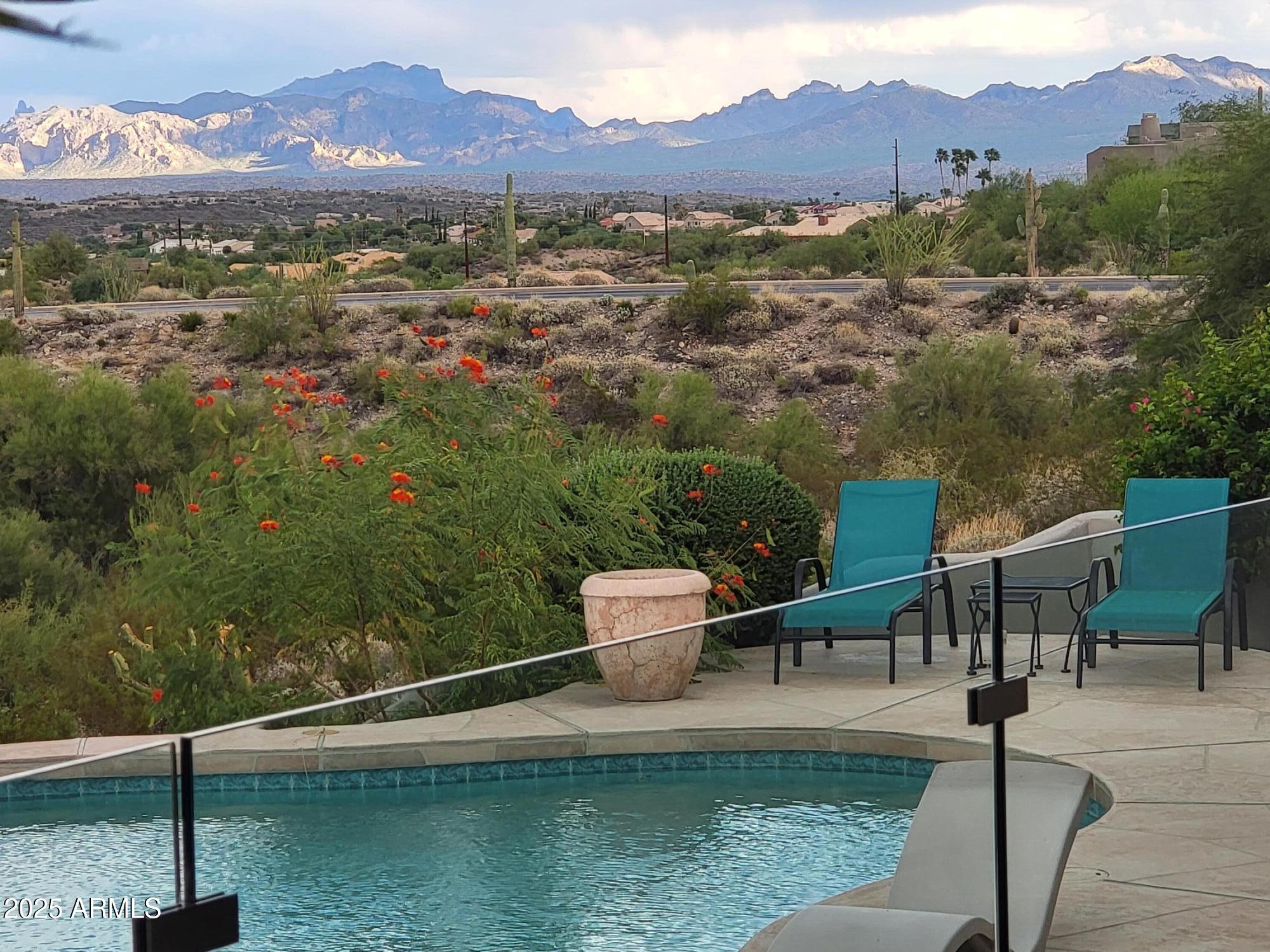 15730 East Eagle Crest Road Fountain Hills, AZ 85268 - Photo 63 of 77 a view of a patio with a mountain view