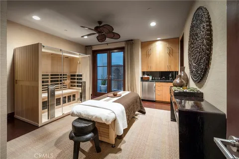 a utility room with cabinets