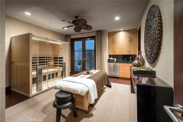 a utility room with cabinets