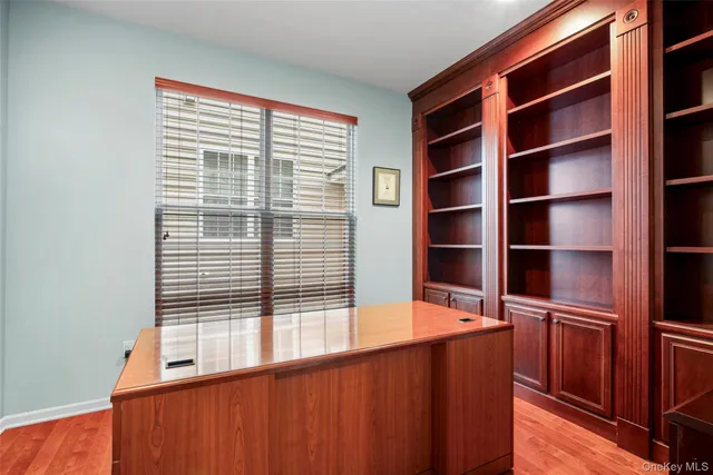 a view of a window in a room