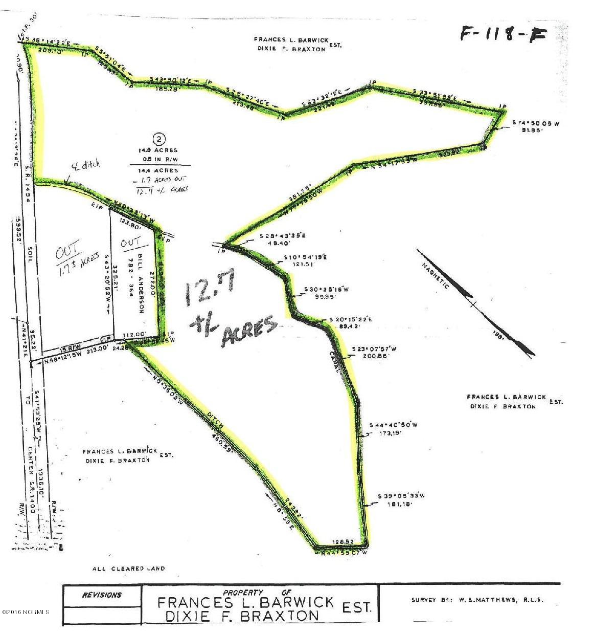 N/a Bay Bush Road Vanceboro, NC 28586 - Photo 1 of 1 1- Bay Bush Road - 12.7 acres - main pho