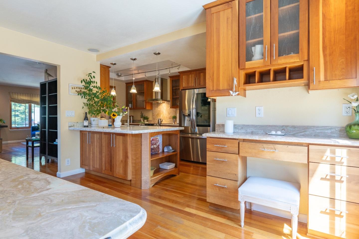 815 Cape Breton Drive Pacifica, CA 94044 - Photo 22 of 65 a kitchen with stainless steel appliances granite countertop a stove a sink and a refrigerator