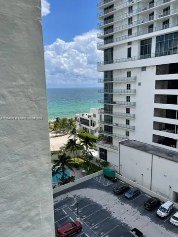 front view of building with outdoor space