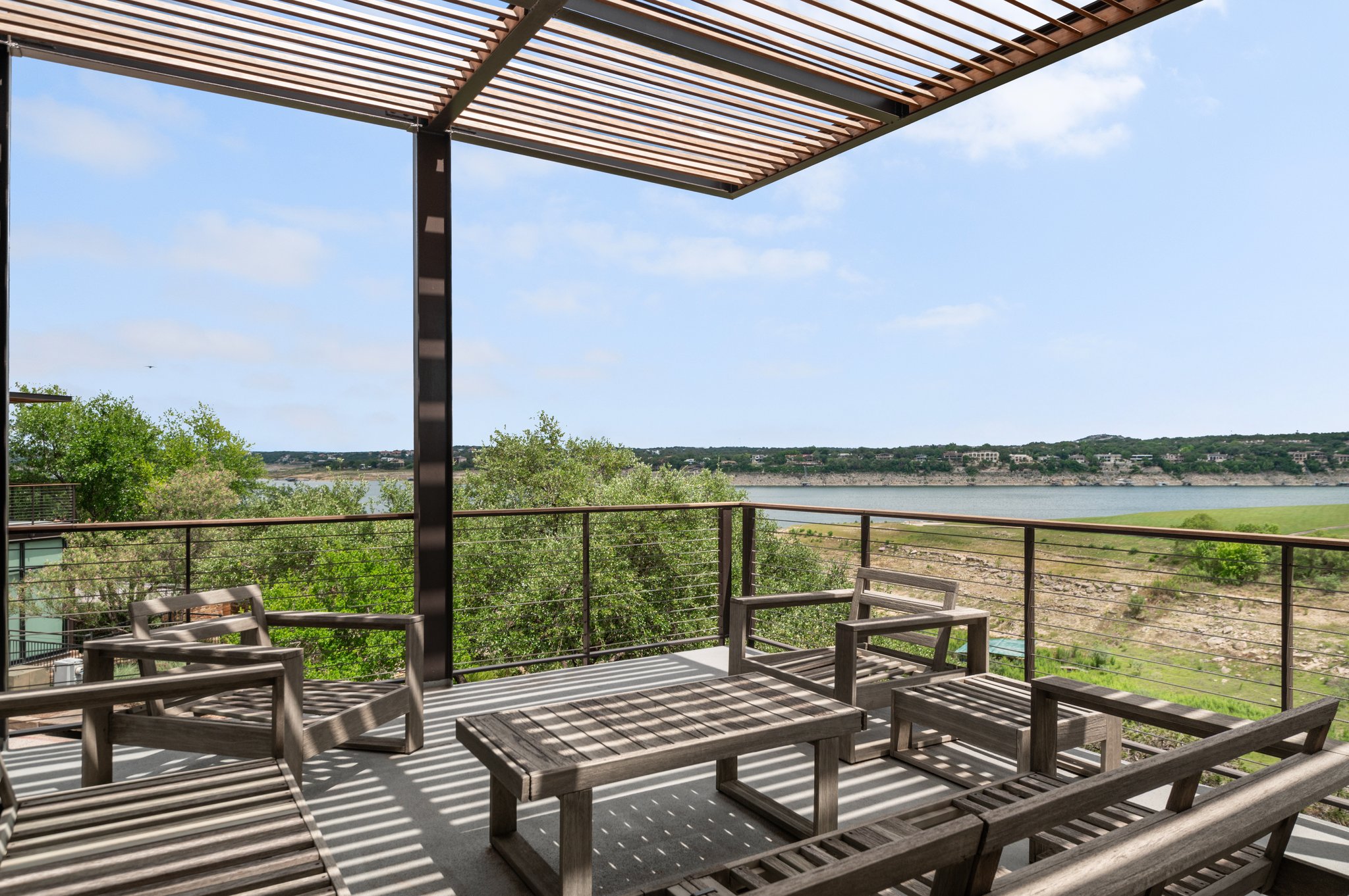1101 Ivean Pearson Road, Unit E201 Leander, TX 78645 - Photo 7 of 20 Balcony with a water view