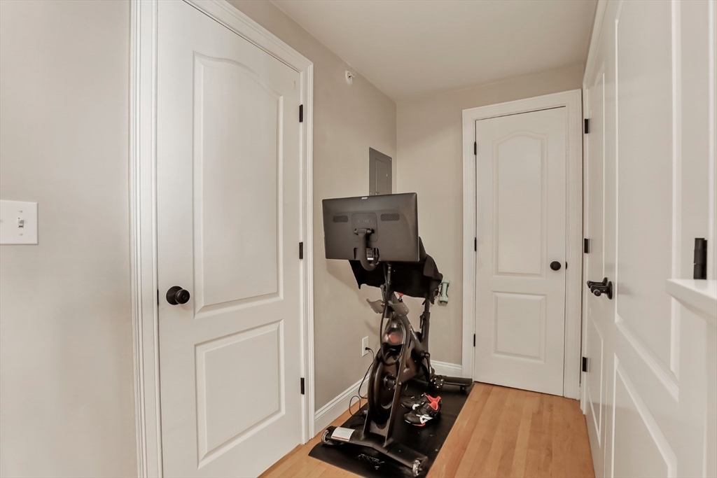 454 Hanover Street, Unit 4 Boston, MA 02113 - Photo 17 of 23 a view of a room with gym equipment