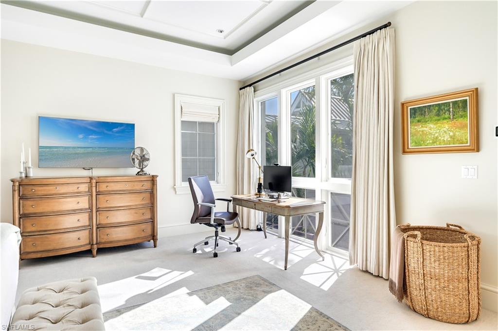 42 6th Street South Naples, FL 34102 - Photo 34 of 46 Office area with light colored carpet and baseboards