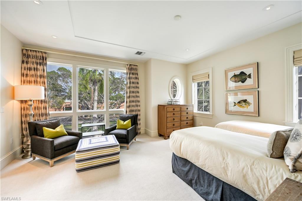 42 6th Street South Naples, FL 34102 - Photo 38 of 46 Carpeted bedroom with recessed lighting