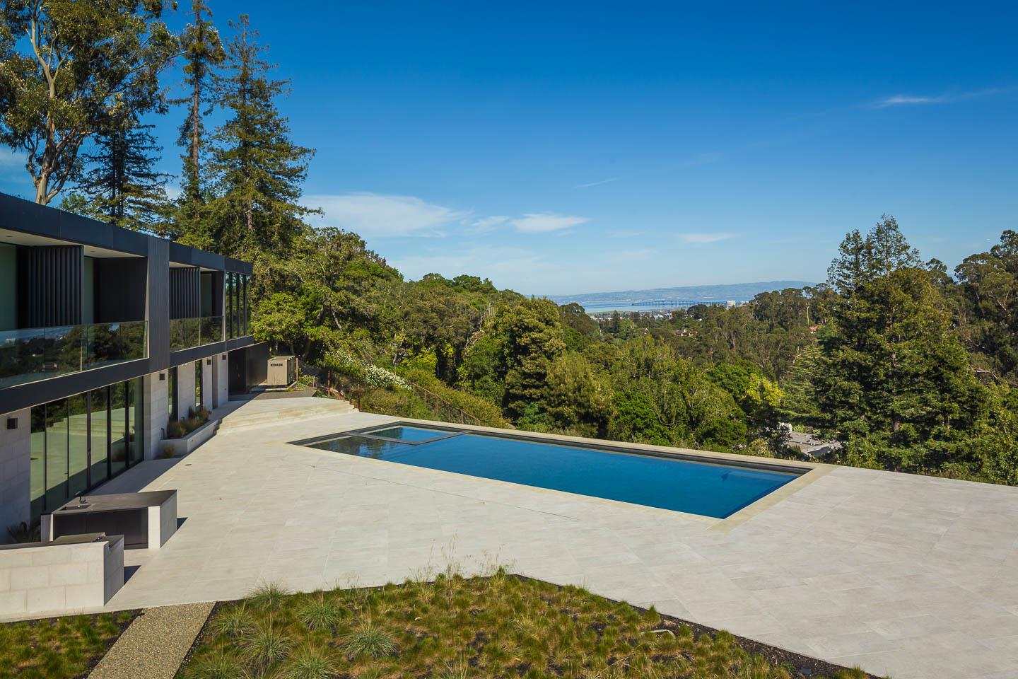 455 Pinehill Road Hillsborough, CA 94010 - Photo 27 of 33 a view of a balcony with an outdoor space