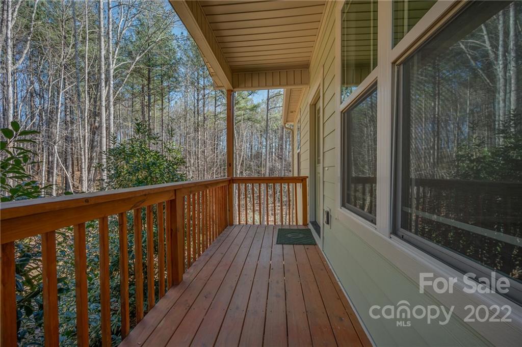 103 Christopher Road Tryon, NC 28782 - Photo 3 of 45 a view of balcony with wooden floor