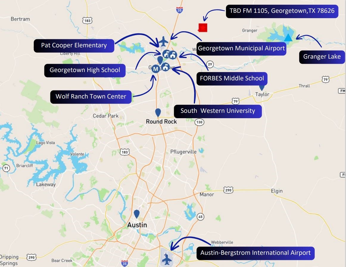 0 Fm 1105 Georgetown, TX 78626 - Photo 11 of 24 a sign that is on the wall