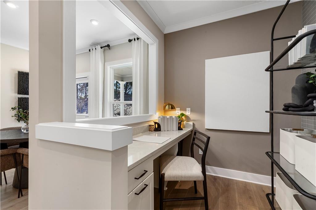 239 Rockledge Bend Powder Springs, GA 30127 - Photo 9 of 14 a kitchen with a sink cabinets and counter space
