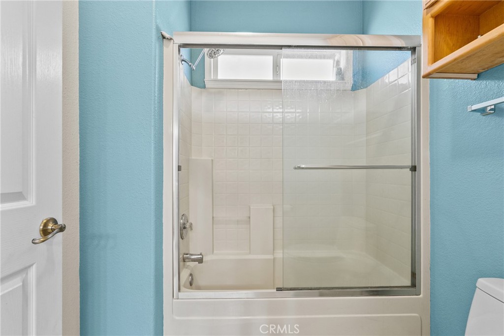 40647 Shallow Springs Road Leona Valley, CA 93551 - Photo 20 of 41 a bathroom with a glass shower door