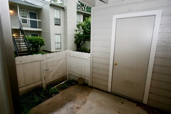 a view of storage and utility room